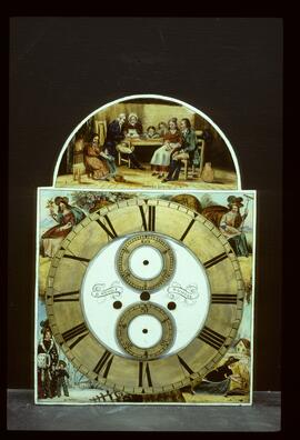 Unknown maker, Scottish made: Picture in arch dial / Clockmaker: D. Wehrle, Dundee, 1850