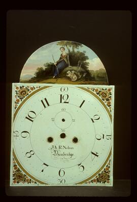 William Francis, Birmingham: Picture in arch dial, 1815–20 / Clockmaker: J&R Nelson, Bambridge, County Down