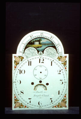 Walker & Hughes, Birmingham: Arched with moon dial, 1815–20 / Clockmaker: Smith, Temple Cloud, Bath