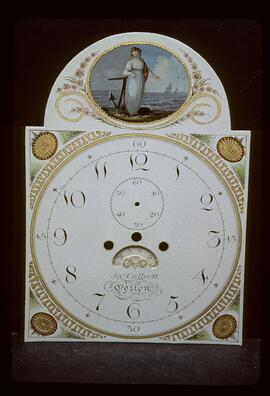 Walker & Finnemore, Birmingham: Low oval in arch dial, 1809 / Clockmaker: John Calcott, Cotton 1777–1830