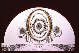 William Finnemore, Birmingham: Other arch dial (arch detail), 1815 / Clockmaker: J. Hosmer, Tonbridge, 1790–1820