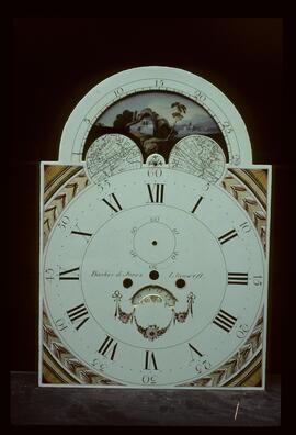 William Finnemore, Birmingham: Arched with moon dial, c.1815 / Clockmaker: Barker & Jones, Llanrwst, 1810–20