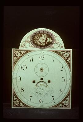 Walker (& Company?), Birmingham: Low oval in arch dial, 1811 / Clockmaker: J. Woodley, Kington