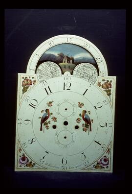 James Wilson, Birmingham: Arched with moon dial / Clockmaker: H. Wardlaw, Liverpool, 1805–34