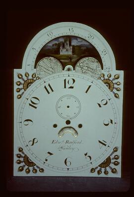 William Wood, Birmingham: Arched with moon dial / Clockmaker: Edward Radford, Hanley, 1818–51