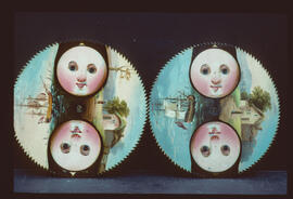 William Whittaker, Halifax: Two moon dials / Clockmaker: Richard Harrison, Ormskirk, 1790–1800