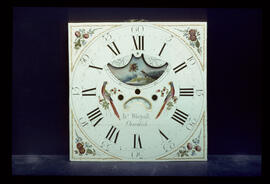 Thomas Osborne, Birmingham: 12 o'clock moon dial, c.1790 / Clockmaker: John Wignall, Ormskirk, 1770–95