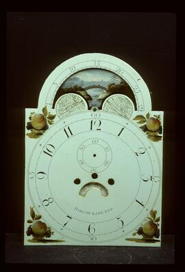 Walker & Finnemore, Birmingham: Arched with moon dial, 1811 / Clockmaker: B. Harlow, Lane End, 1828