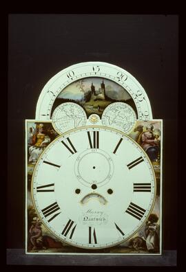 Poston & Woolnough, Liverpool: Arched with moon dial, 1824-34 / Clockmaker: William Massey, Nantwich, 1817-62