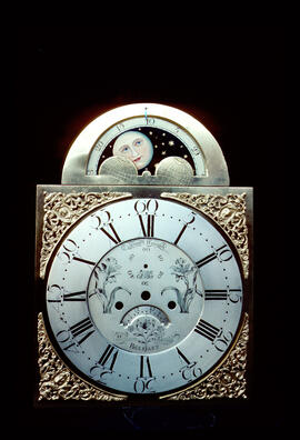 Unknown maker: Brass arched moon dial / Clockmaker: William Bailie, Belfast, 1787–1824