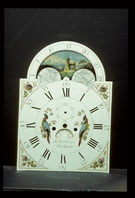James Wilson, Birmingham: Arched with moon dial / Clockmaker: James Tomlinson, Stockport
