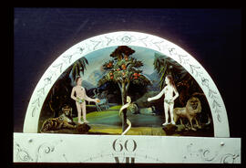 Unknown maker: Automata dial (breakarch) / Clockmaker: Barnett, Stonehouse, Plymouth