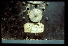James Wilson, Birmingham: 12 o'clock moon dial (back), 1790–95 / Clockmaker: John Lees, Middleton, 1790s
