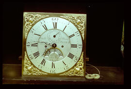 Unknown maker: Brass square dial / Clockmaker: Edward Davies, Ellesmere, 1781–98