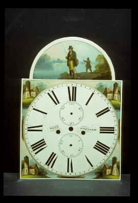 Unknown maker: Picture in arch dial / Clockmaker: James Ross, Wrexham, 1856–74