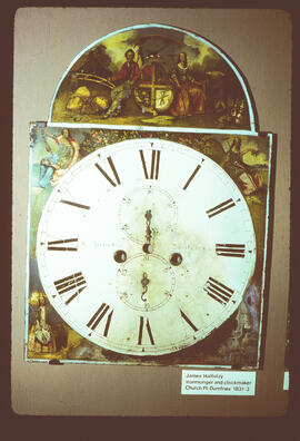 Unknown maker, Scottish: Picture in arch dial / Clockmaker: James Halliday, Dumfries, 1831