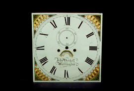 Samuel Baker, Birmingham: Square dial / Clockmaker: John Bethel, Warrington, 1822–34