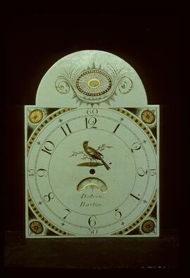 Walker & Finnemore, Birmingham: Low oval in arch dial, 1812 / Clockmaker: Samuel Deacon, Barton, 1771–1816