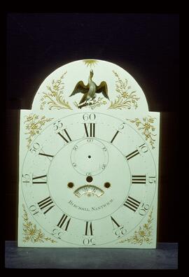 Osborne & Wilson, Birmingham: Birds in arch dial / Clockmaker: Thomas Birchall, Nantwich, 1755–1812