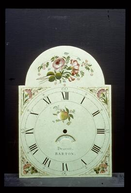 Francis Byrne, Birmingham: Picture in arch dial, 1790? / Clockmaker: Samuel Deacon, Barton, 1771–1860