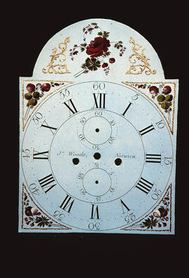 James Wilson, Birmingham: Other arch dial / Clockmaker: James Woods, Norwich