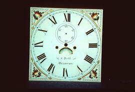William Francis, Birmingham: Square dial, c.1825 / Clockmaker: Samuel Bott, Melbourn, 1828